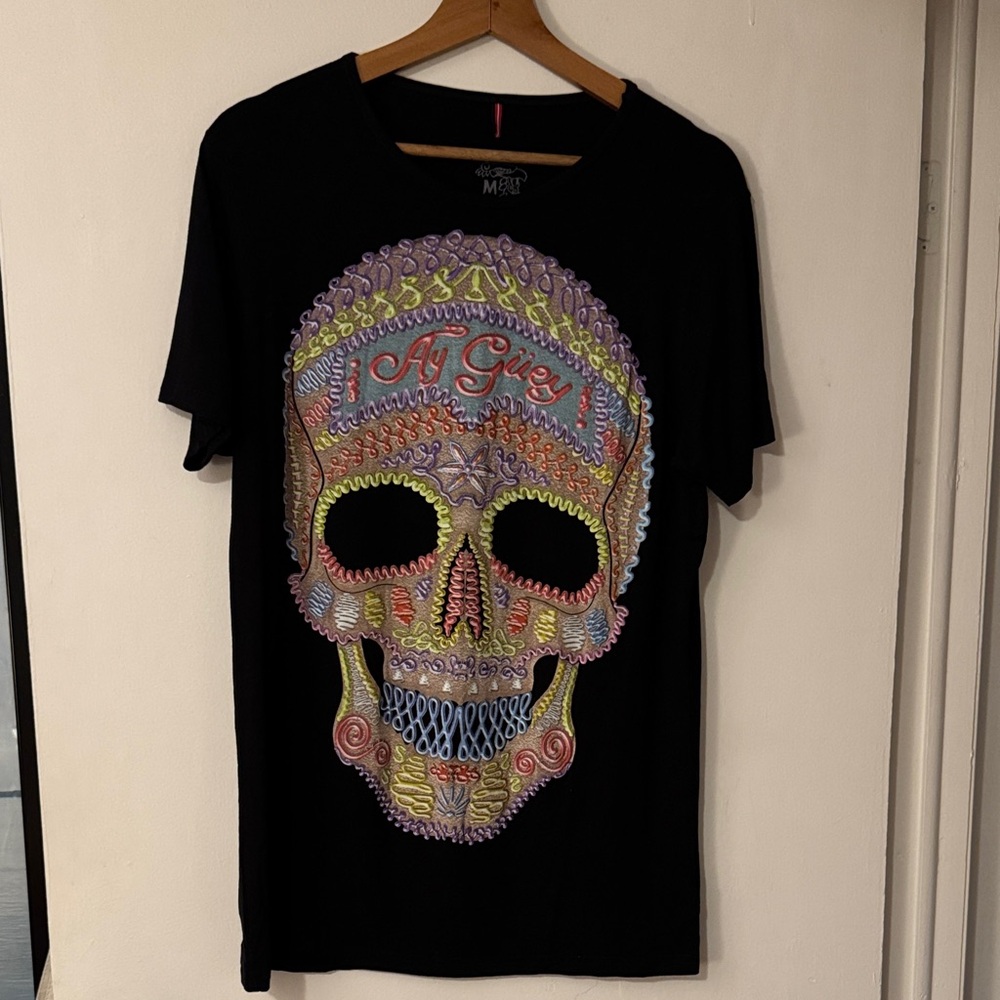 Black Skull Graphic T-Shirt